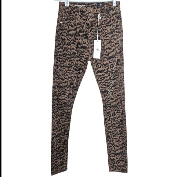 AG Adriano Goldshmied The Farrah High Rise Ankle Skinny Jeans Velvet Size 25 - Picture 2 of 5